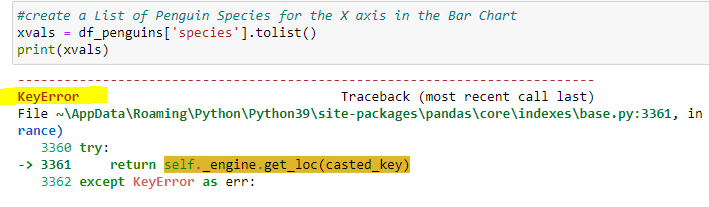 KeyError Failure when Index is Not reset