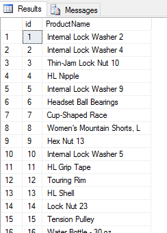 Sequence in Table