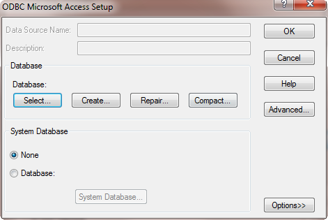 MS Access ODBC Setup