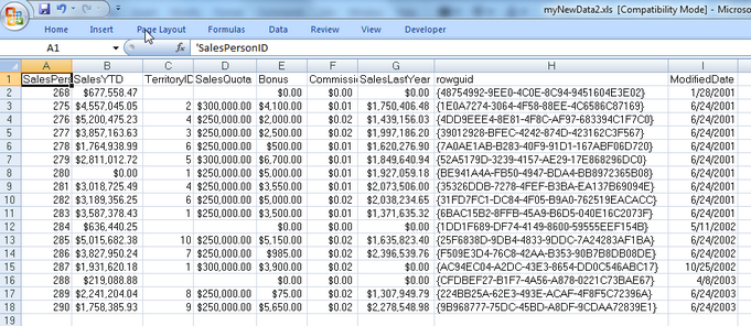 SSIS Excel File