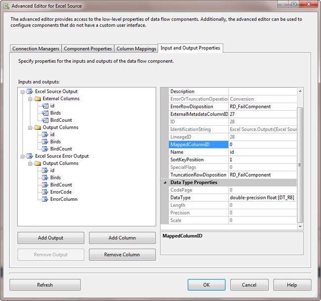 SSIS Output Column Merge Join 