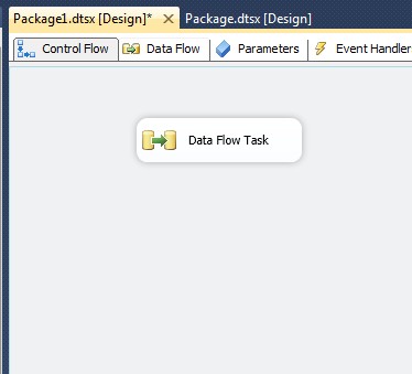 SSIS Control Flow Data Flow Task