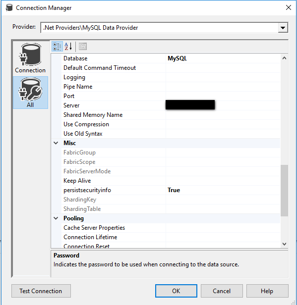 SSIS Connection Manager