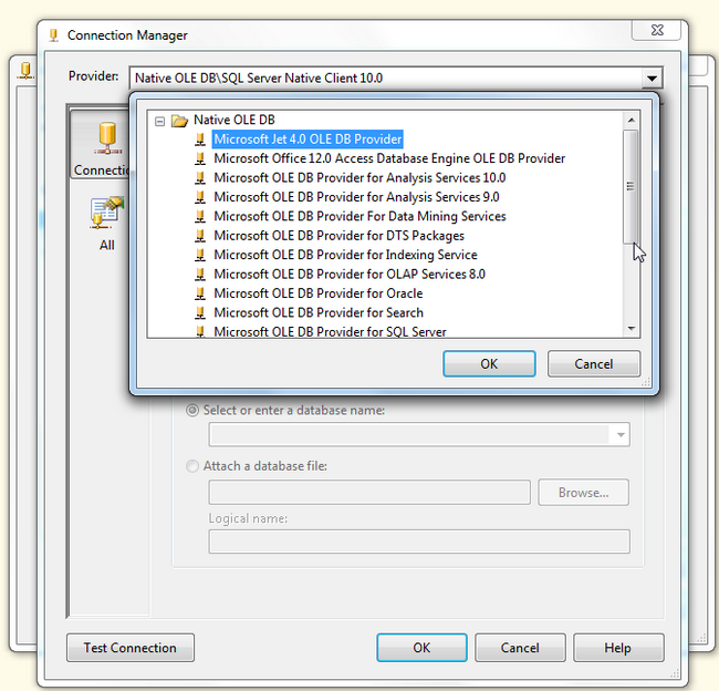 SSIS Add Connection