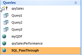 SQL Passthrough Query