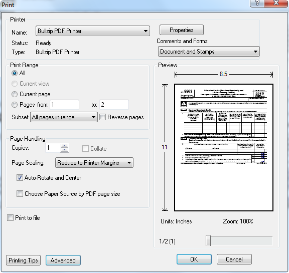 Bullzip PDF Printer