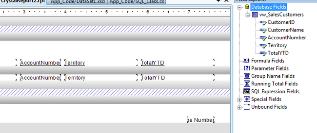 Crystal Report Formatting