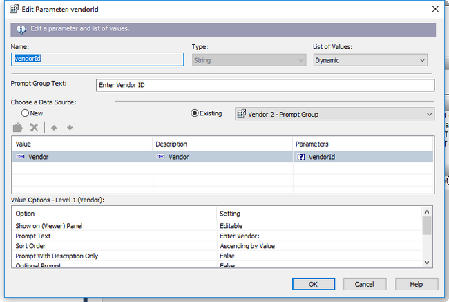 Parameter Field In Crystal Reports