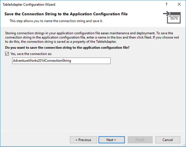App Config File SQL ConnectionString