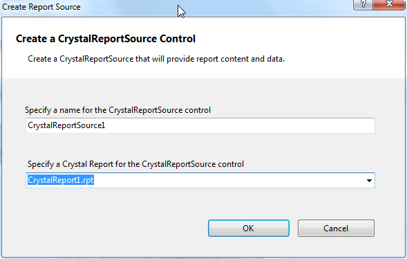 Crystal Report Source