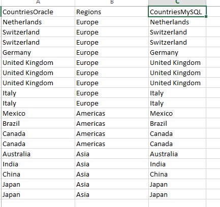 Excel Match Results