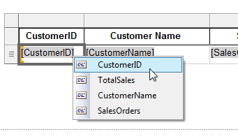 SSRS Adding Fields